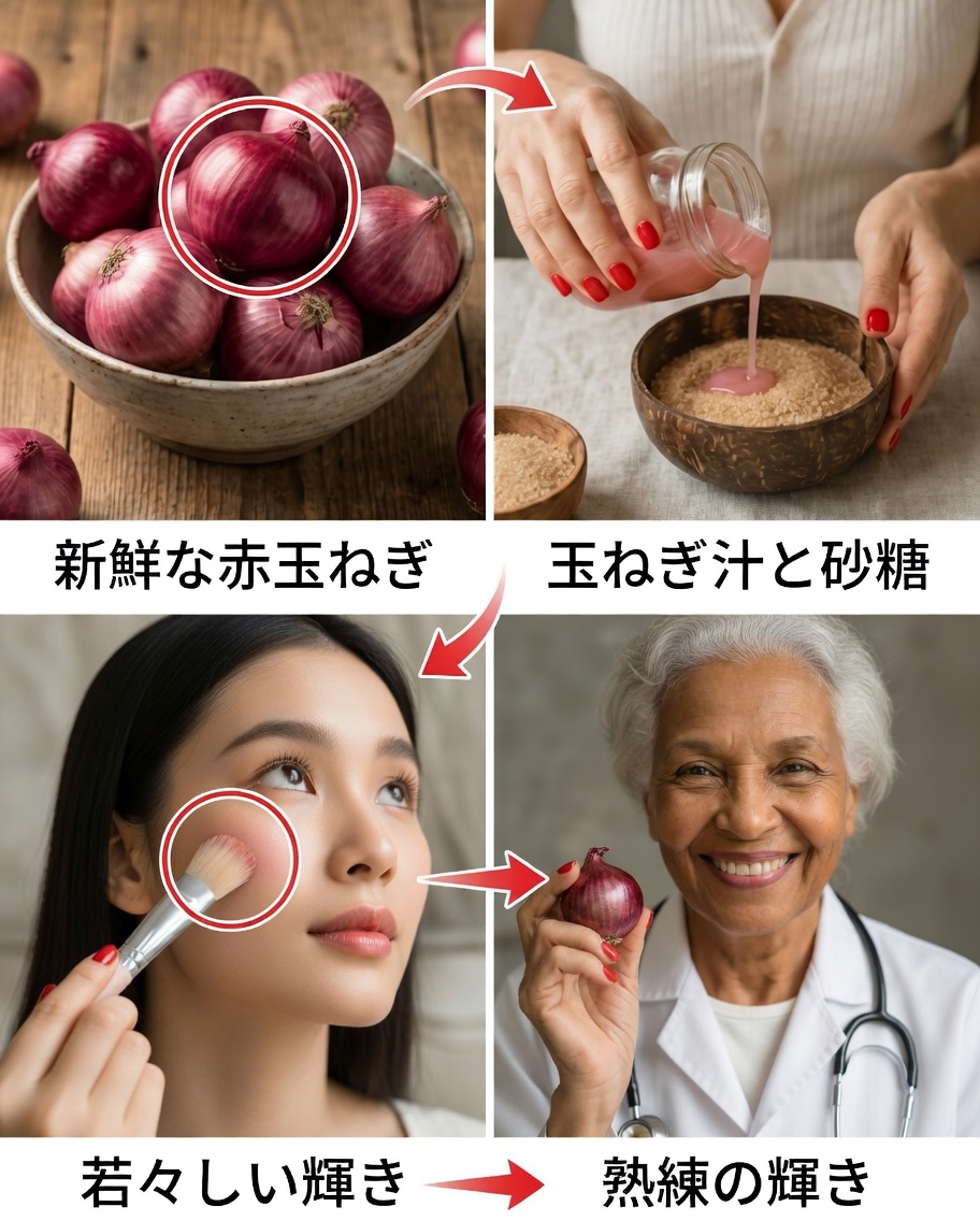 赤玉ねぎは、より明るく均一な肌を取り戻すのに役立ちますか？
