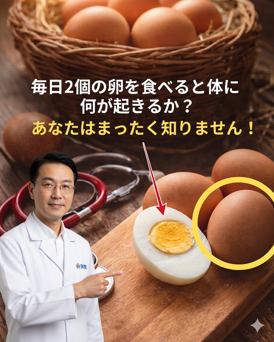 🥚 毎日卵を食べると、体の中で何が起こるのか？