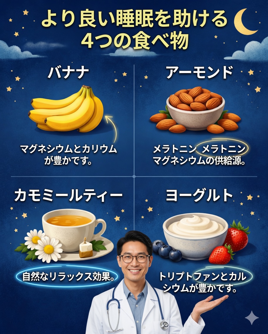 🌙 自然により良い睡眠を促す果物