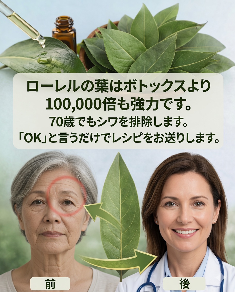 シワ対策に月桂樹の葉：ますます注目を集める自然療法 🌿