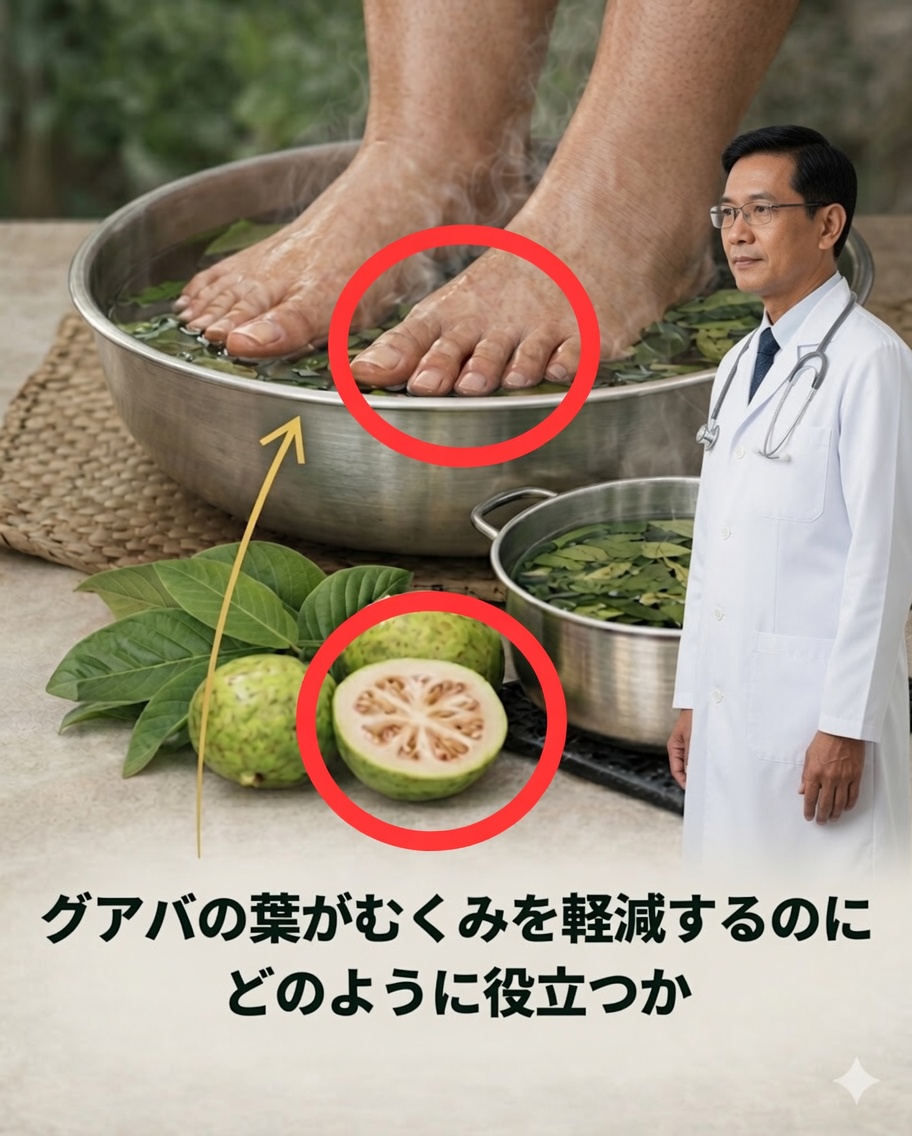 むくみに効くグアバの葉：ますます多くの人が取り入れている自然療法 🌿