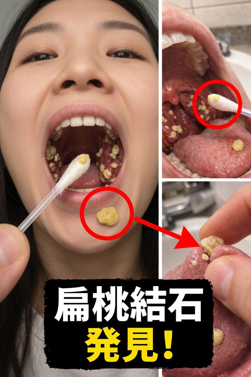 膿栓（扁桃結石）とは？しつこい口臭の原因かもしれない理由