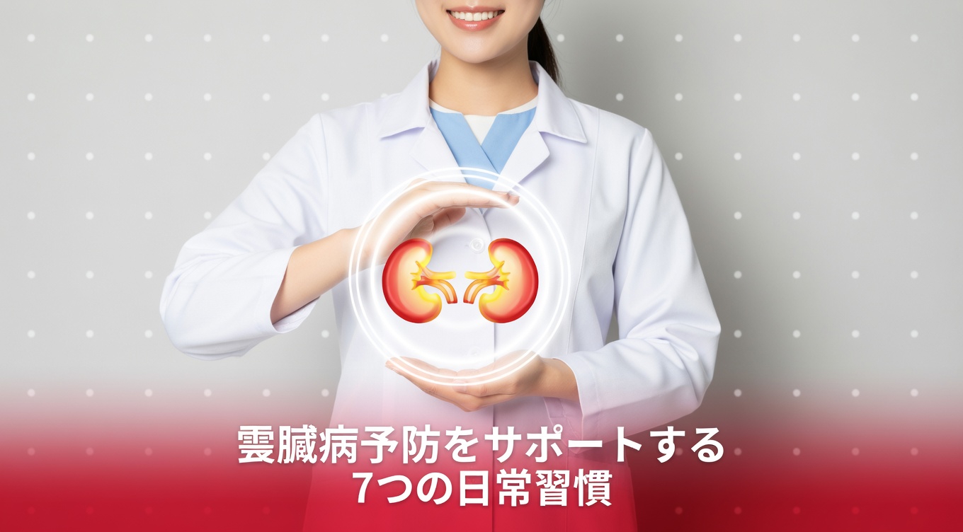 腎臓の健康を自然にサポートするための、毎日できる7つの簡単な習慣と食べ物を発見しましょう