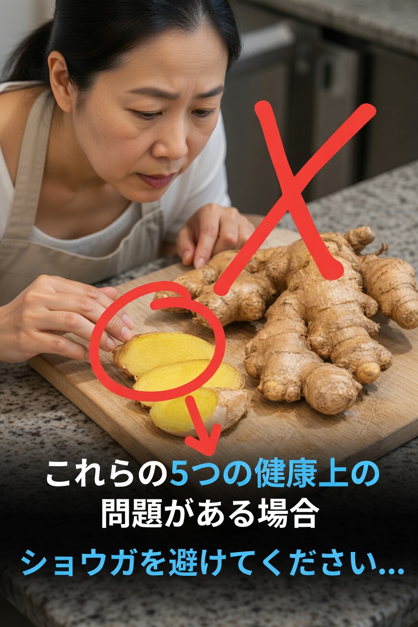 これら5つの健康問題があるなら生姜は避けて：知っておくべき重要な情報