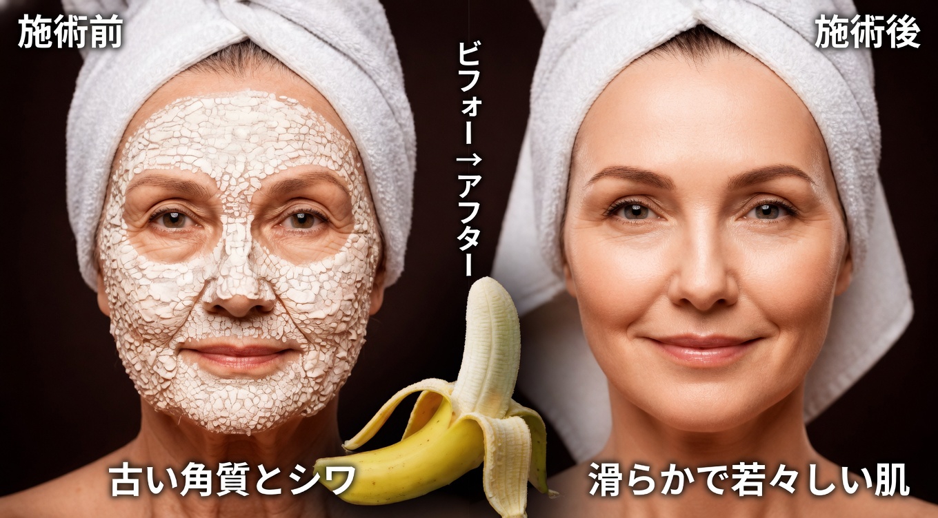 多くの高齢者が、よりなめらかに見える肌の印象をサポートするために取り入れている簡単なバナナマスク習慣を発見しましょう