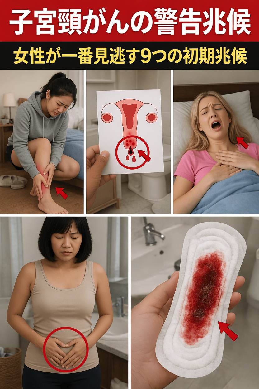 多くの女性が見逃しがちな子宮頸がんの9つの初期警告サイン――すべての女性が知っておくべきこと