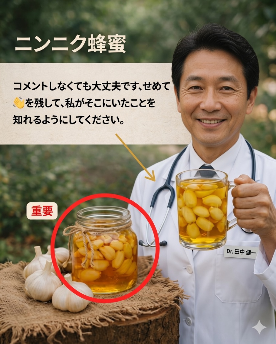 🧄🍯 にんにくとはちみつ：健康にうれしい20の自然療法と驚きの効能