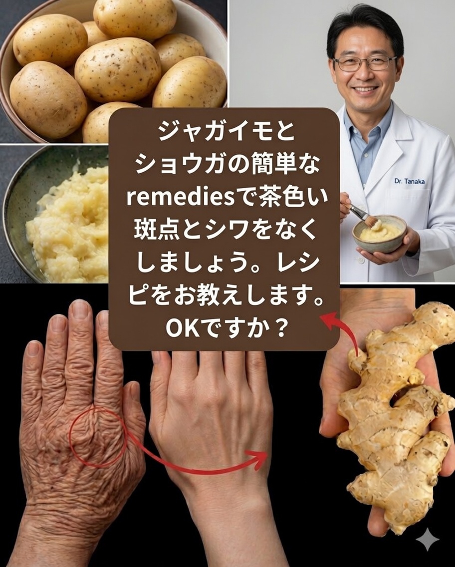 シミやしわを自然に解消:より若々しい肌のための家庭療法