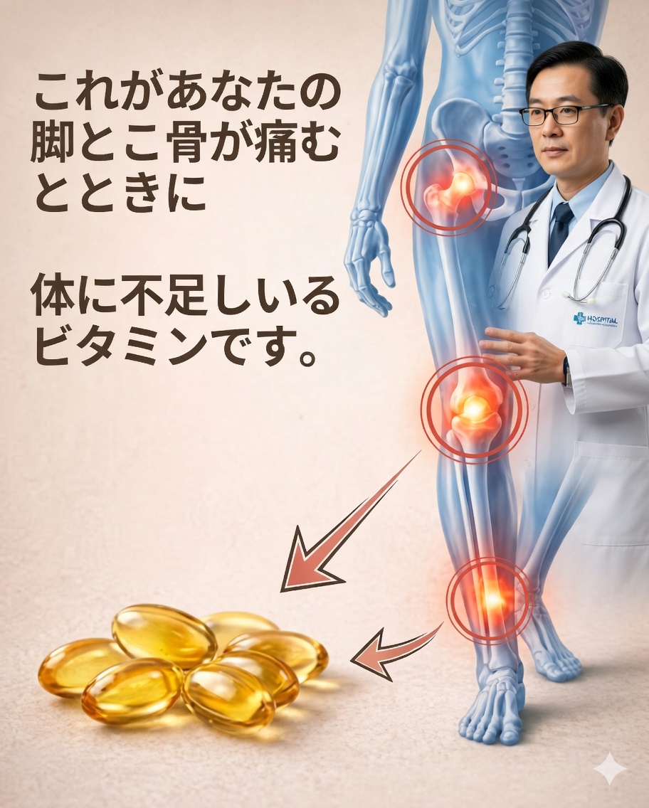 🦵 膝の痛みを和らげる可能性のある必須ビタミン