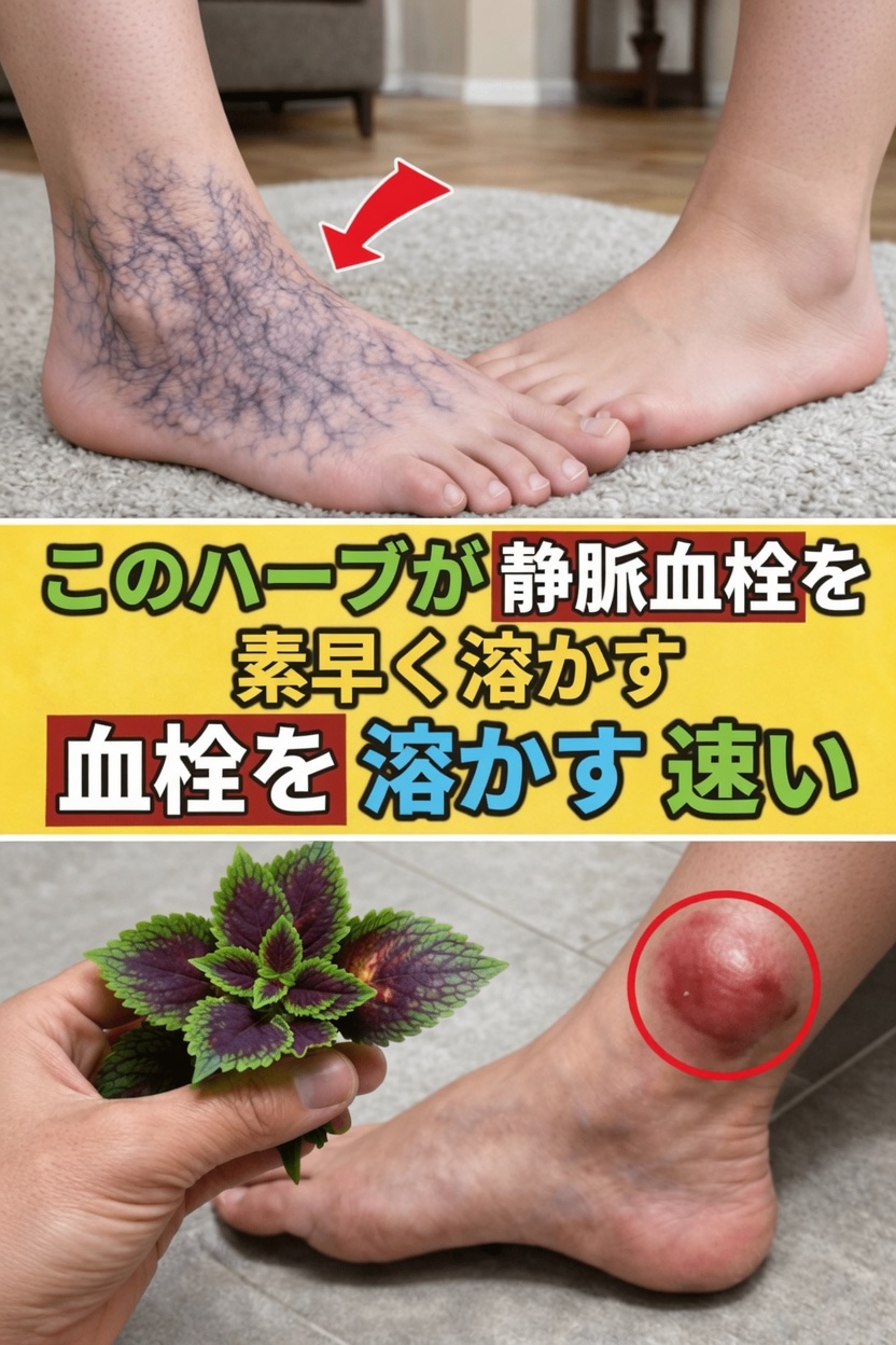 脚の健康的な血流と循環を自然にサポートする可能性のある注目の天然ハーブを見つけましょう