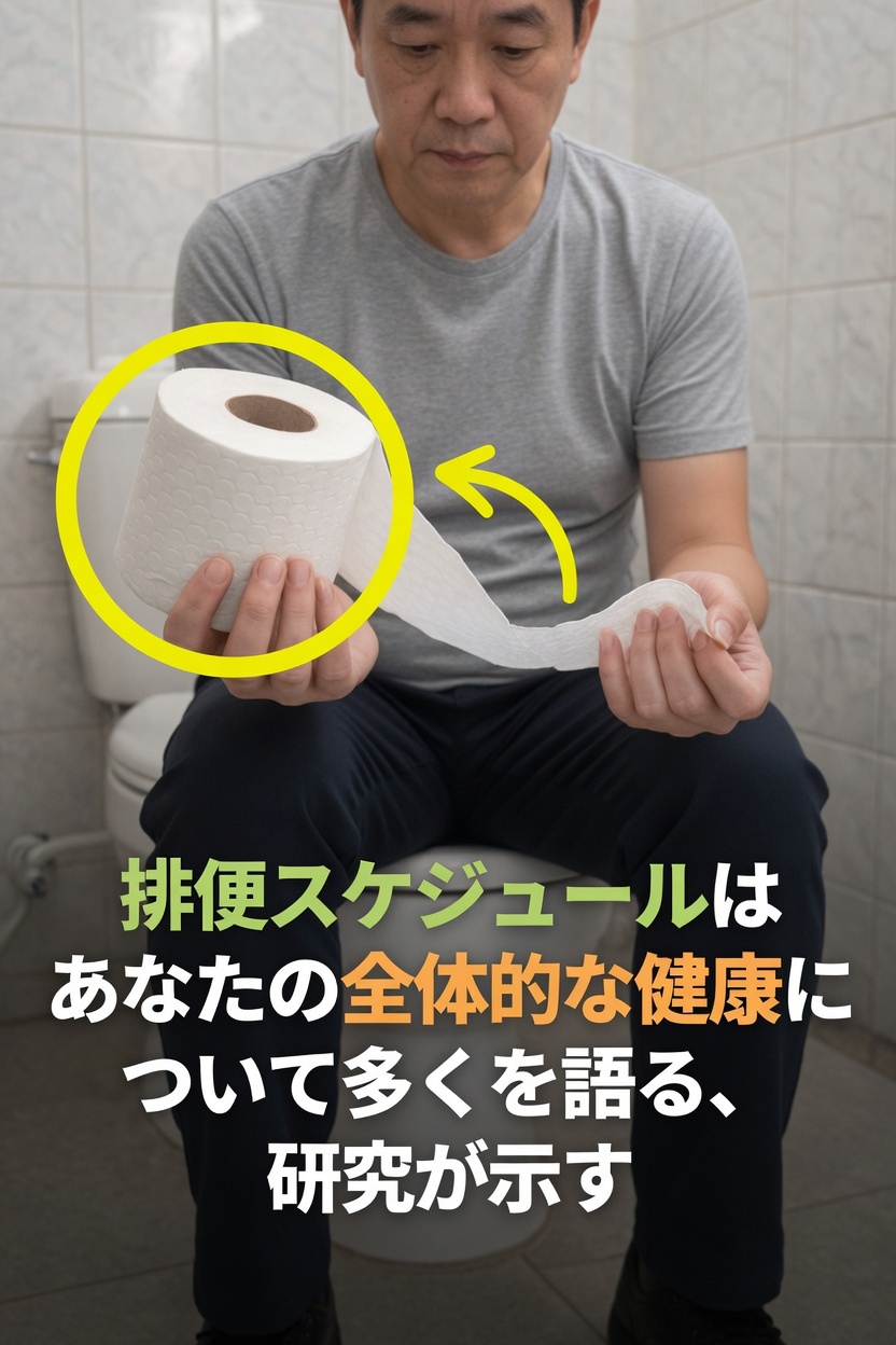 排便の頻度は全身の健康状態を大きく物語っていることが研究で明らかに
