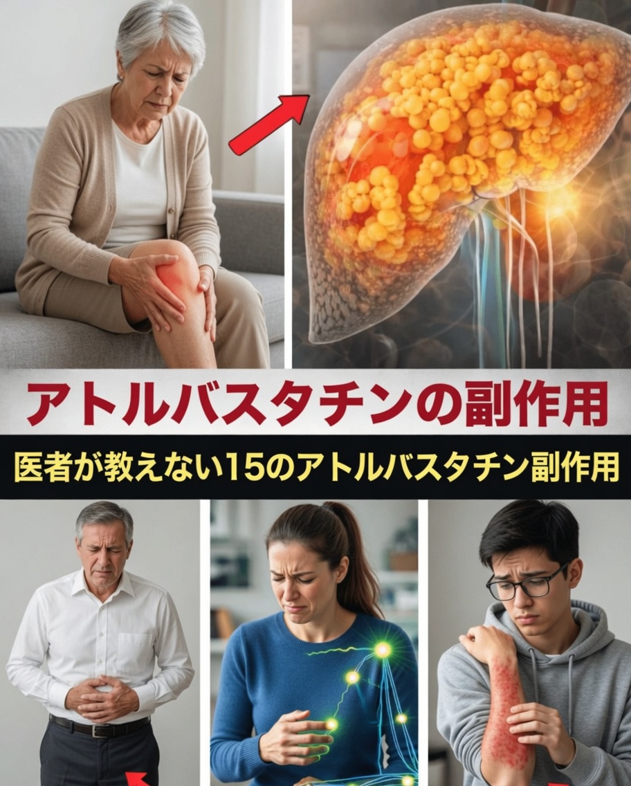 知っておくべきアトルバスタチンの15の可能性のある副作用：患者さんのための役立つガイド