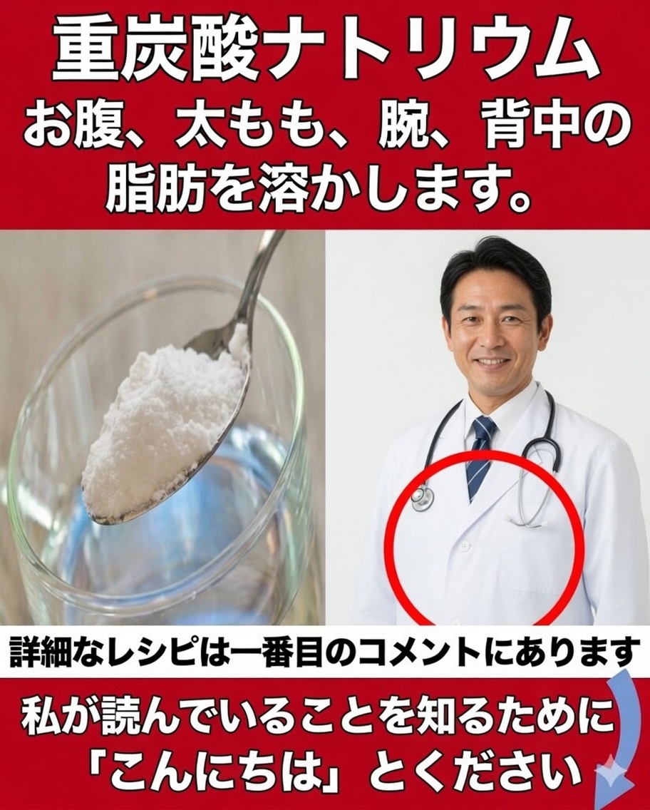 重曹：局所的な脂肪を減らし、血行を改善し、体をやさしくデトックスする自然療法