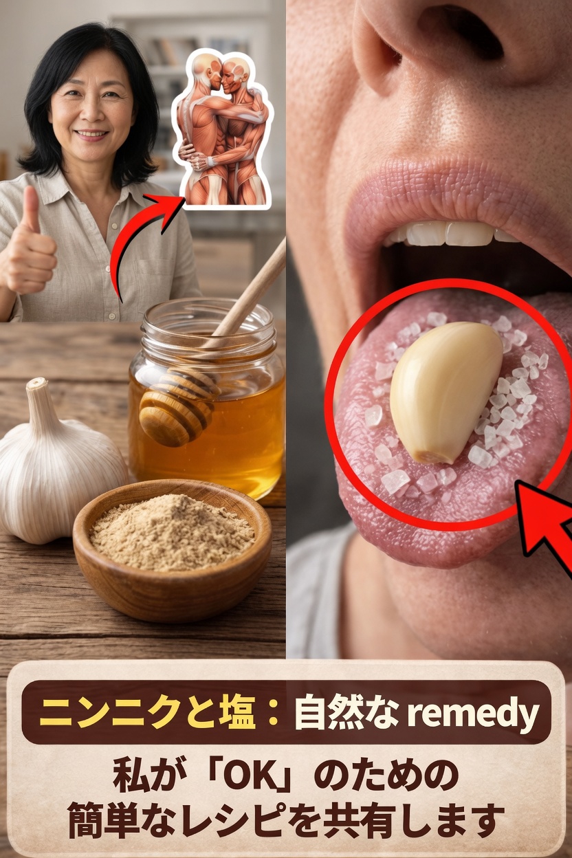 寝る前に舌の上にニンニクと塩をのせるとどうなる？試してみる価値のあるシンプルな夜の習慣
