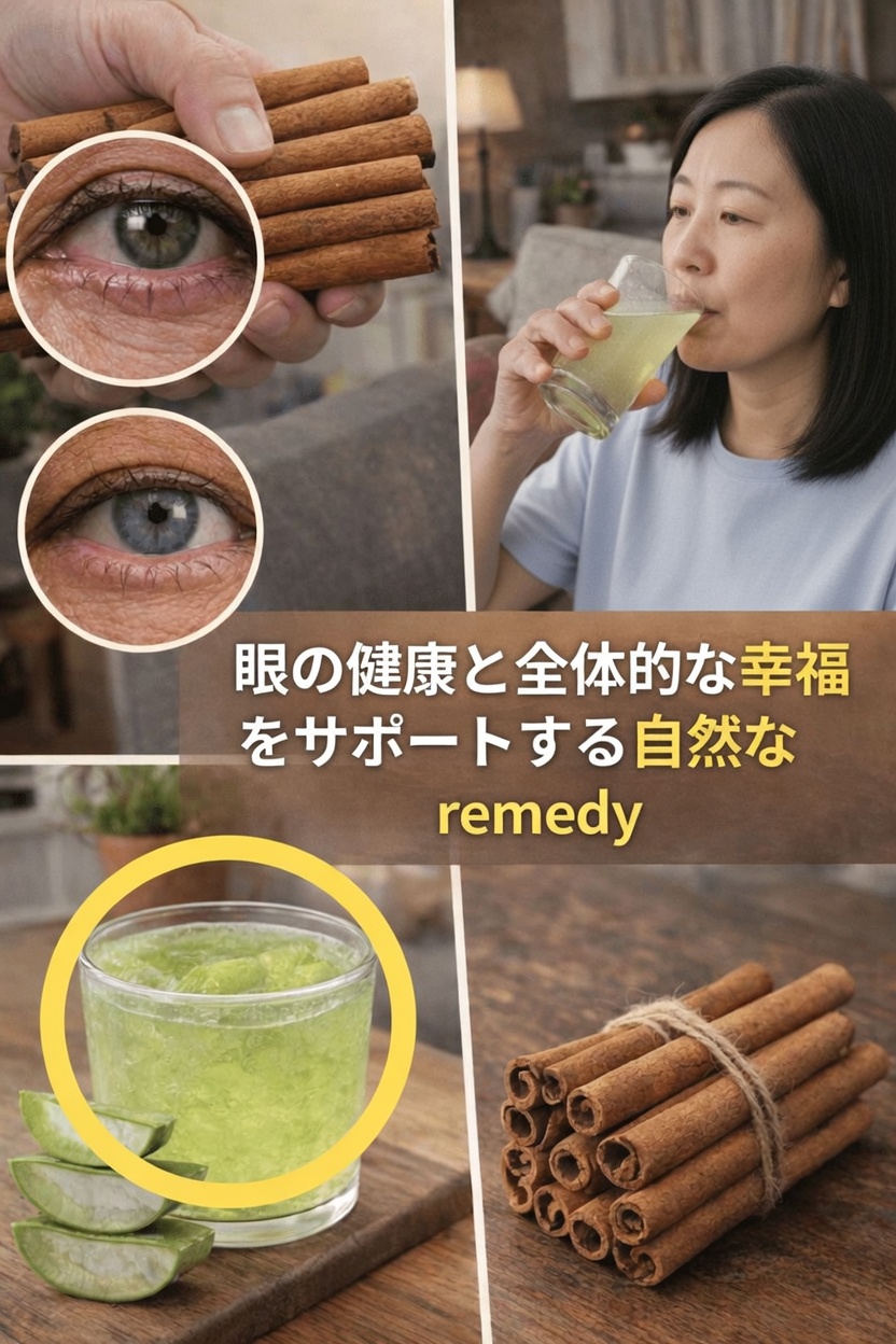 アロエベラとシナモン：健康維持と目のサポートに役立つ天然成分を探る