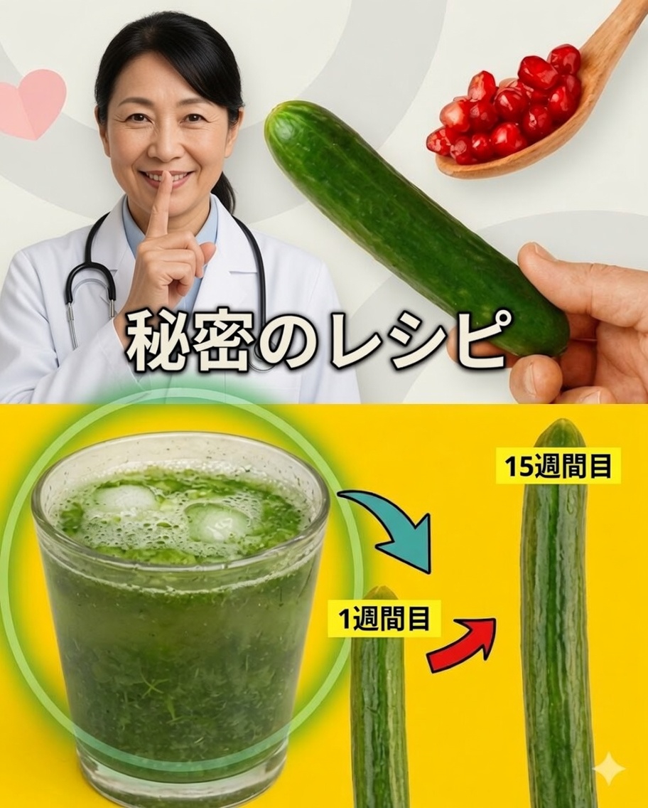 睡眠前にエネルギーを高める自然なレシピ：キュウリとザクロの秘密