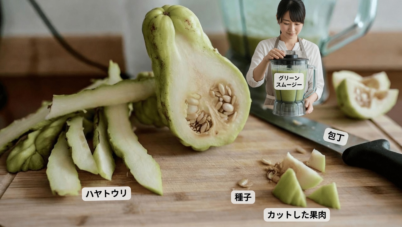 チャヨテ（ハヤトウリ）：毎日の健康維持と心臓の健康サポートに役立つ、食生活へのシンプルな追加