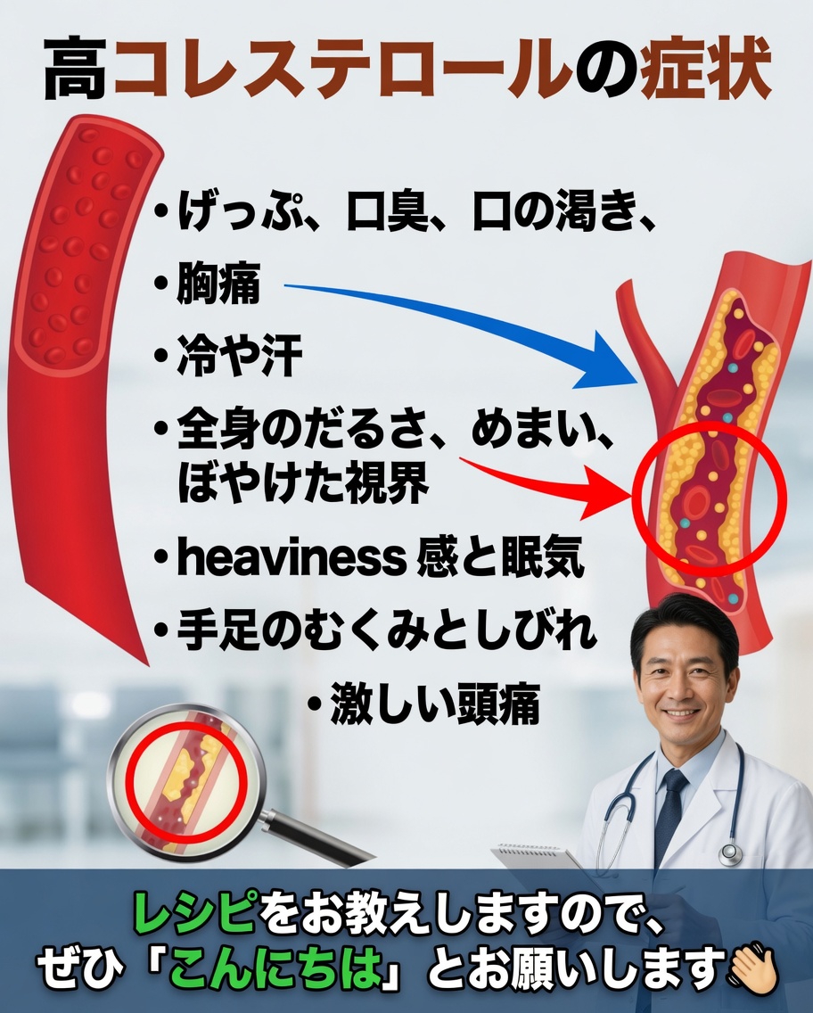 高コレステロールはもう終わり！健康を取り戻すための自然な解決策