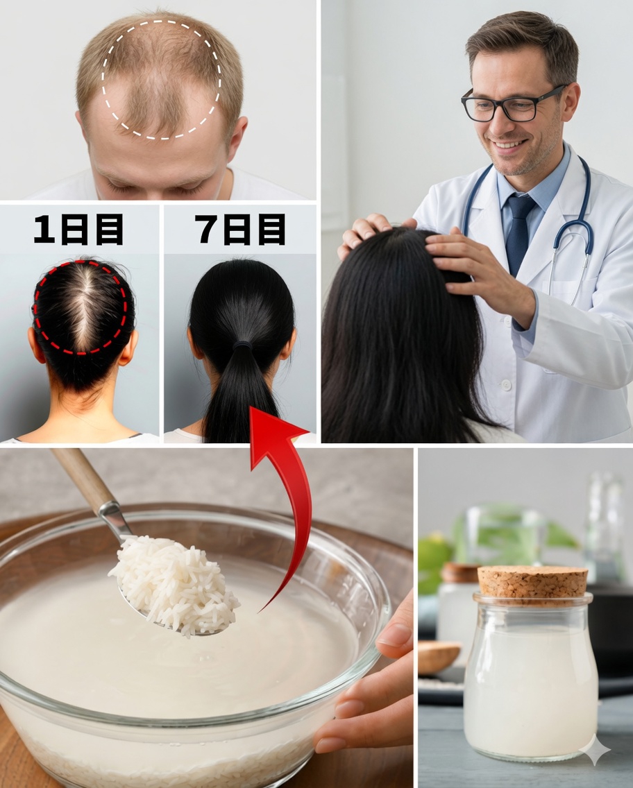 毎日髪に米のとぎ汁を使ってみてください：30日後に何が起こるのかをご覧ください（自然な育毛）