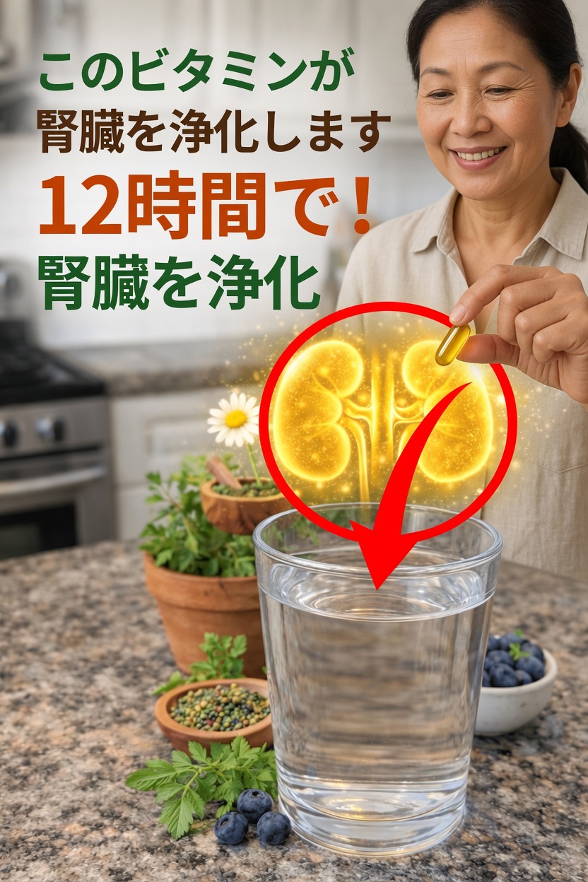 年齢を重ねるにつれ、これら3つのビタミンがひそかに腎臓の健康を支えている？