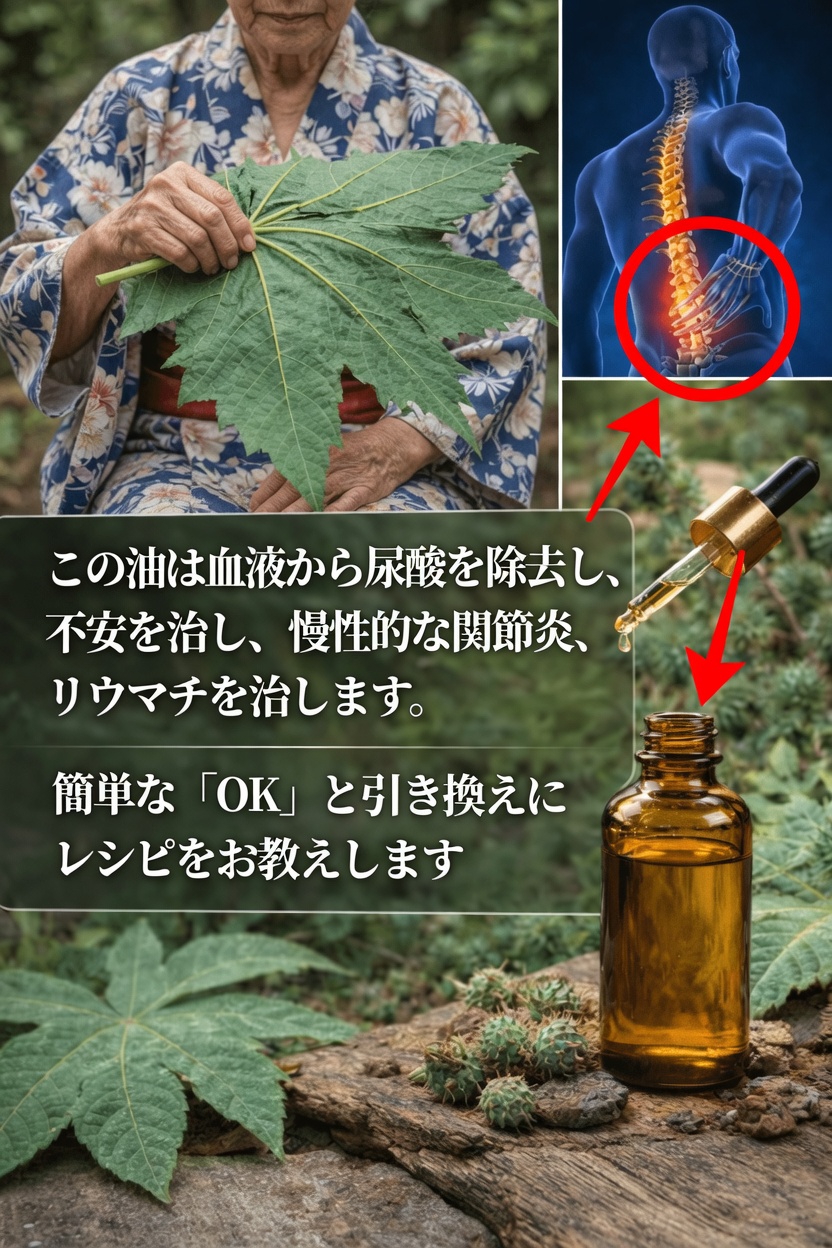 この伝統的な植物油は、関節と尿酸バランスのための毎日の習慣になり得るのでしょうか？