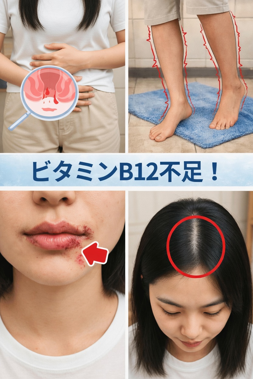 あなたの体がビタミンB12不足を訴えているかもしれない8つの奇妙なサイン