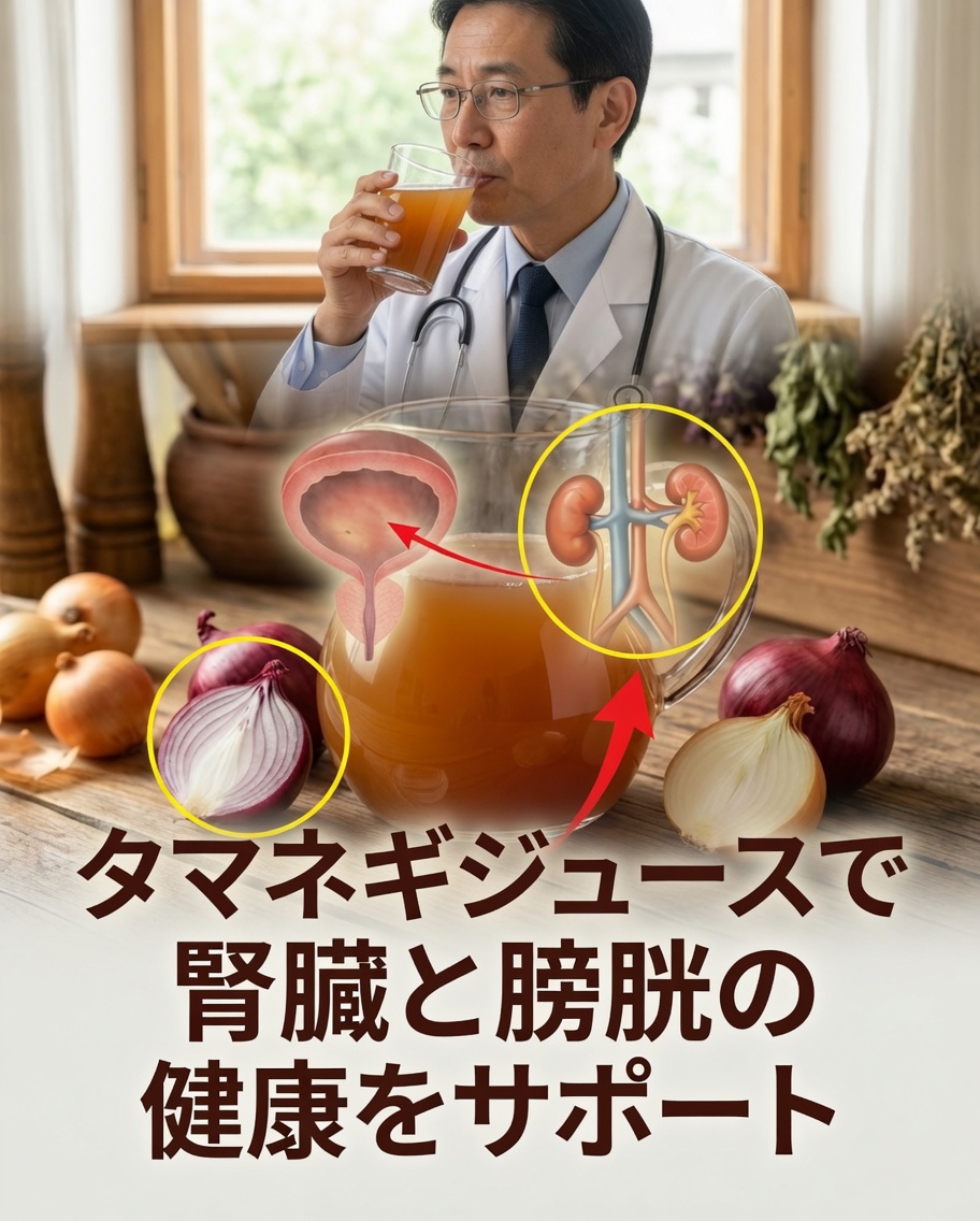 快適さと自信を取り戻す：前立腺と膀胱の健康を支える、玉ねぎとその皮を使ったシンプルな治療法
