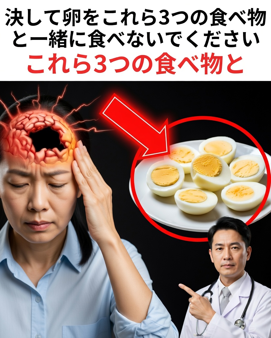 シニア向け警告：栄養の吸収を高めるために卵と一緒に避けるべき3つの食品の組み合わせ