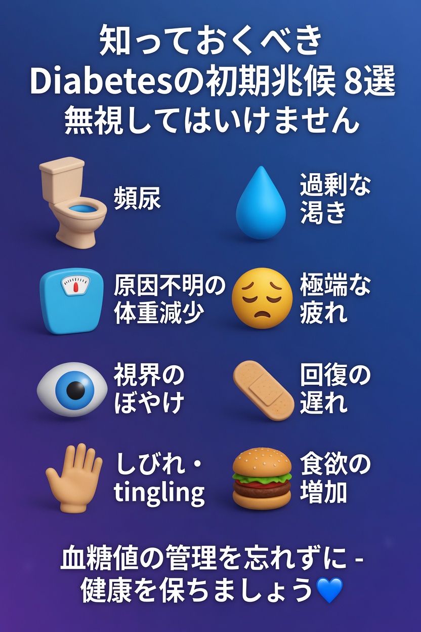 皮膚や体に現れるかもしれない糖尿病の15の初期サイン、あなたは気づけますか？
