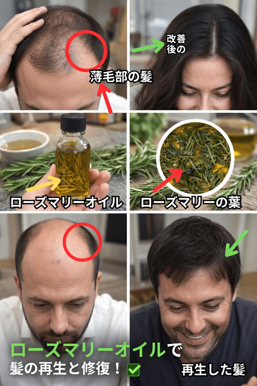 自宅でローズマリーオイルを作る方法：より健康的に見える髪のためのシンプルガイド