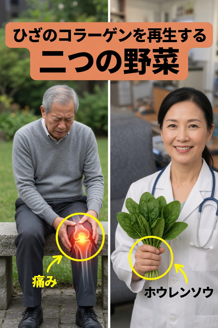 より健康な膝のために体内のコラーゲン生成を支える2つの野菜