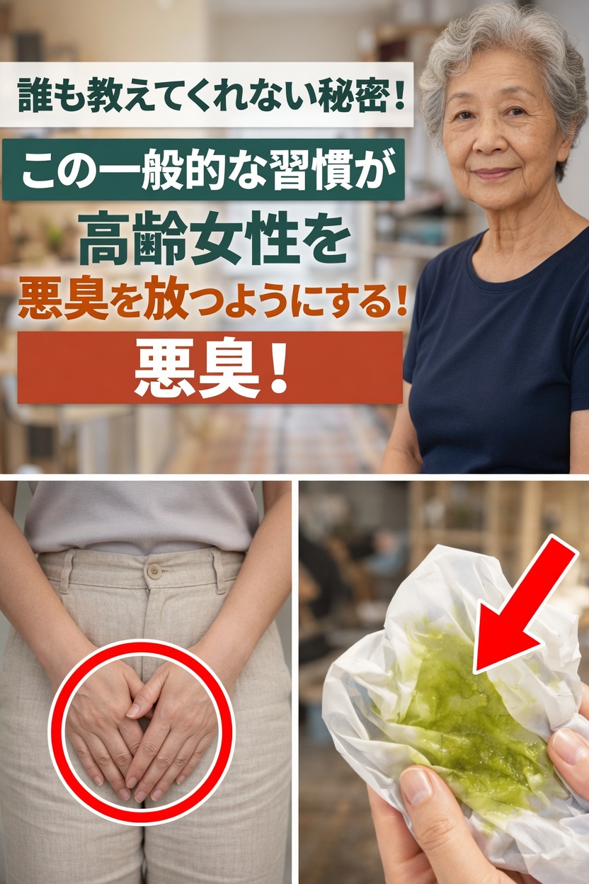 女性は年齢を重ねると、なぜデリケートゾーンのにおいが変化するのか？