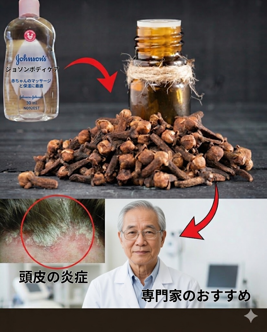 🧴 ベビーオイルにクローブを加えると何が起こるか、ぜひ試してみてください