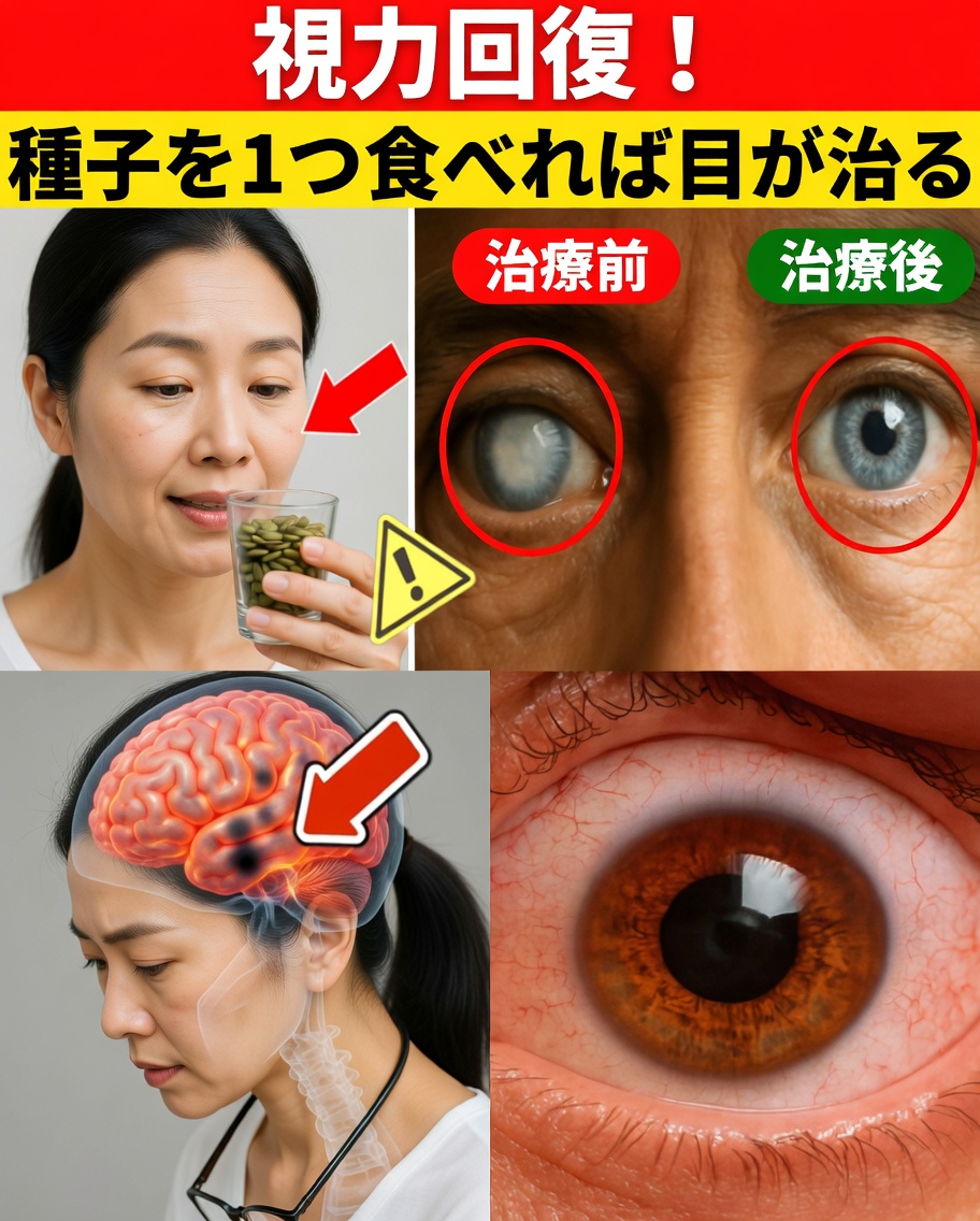 90歳を超えていても？目と脳の力を高めるために毎朝食べたい3つの種（本物の科学＋簡単な毎日の習慣）