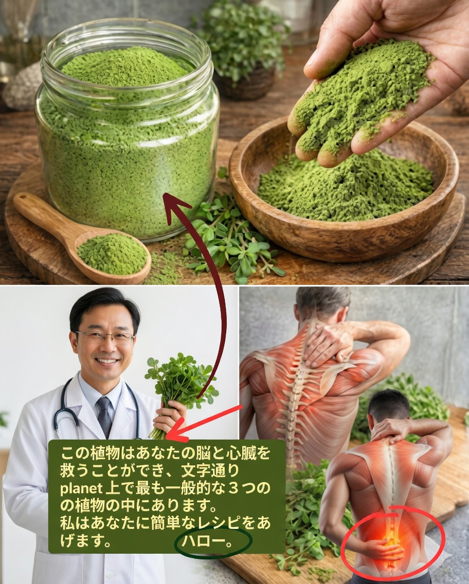 スベリヒユ：栄養豊富なこの天然植物の効能、特性、そして食べ方 🌿