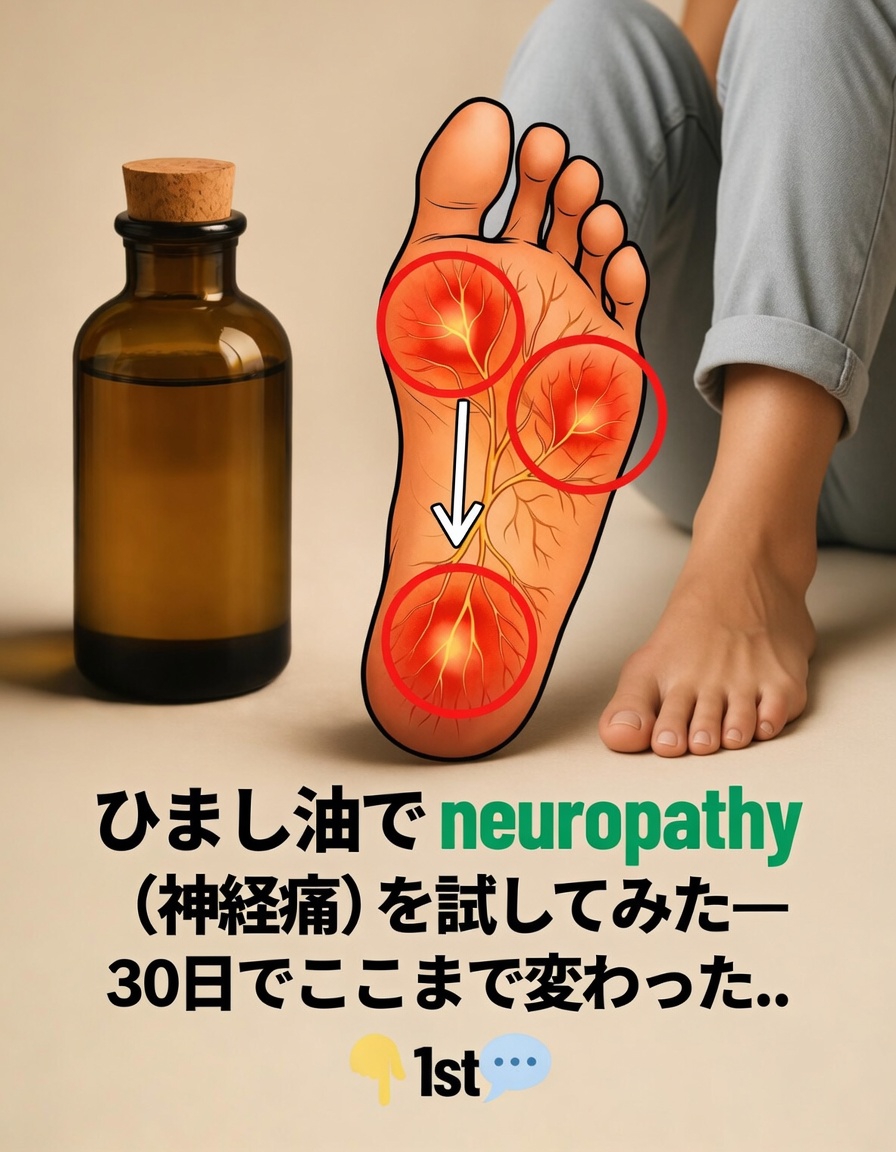 神経障害にひまし油を使ってみた――30日後に起きたこと！