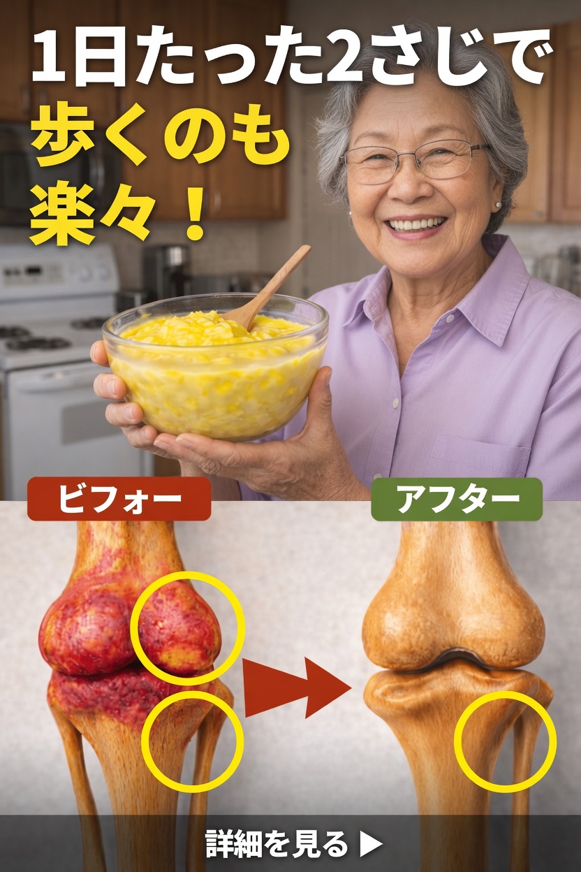 膝の痛みを和らげる：関節の快適さを支える毎日の簡単な習慣と食べ物