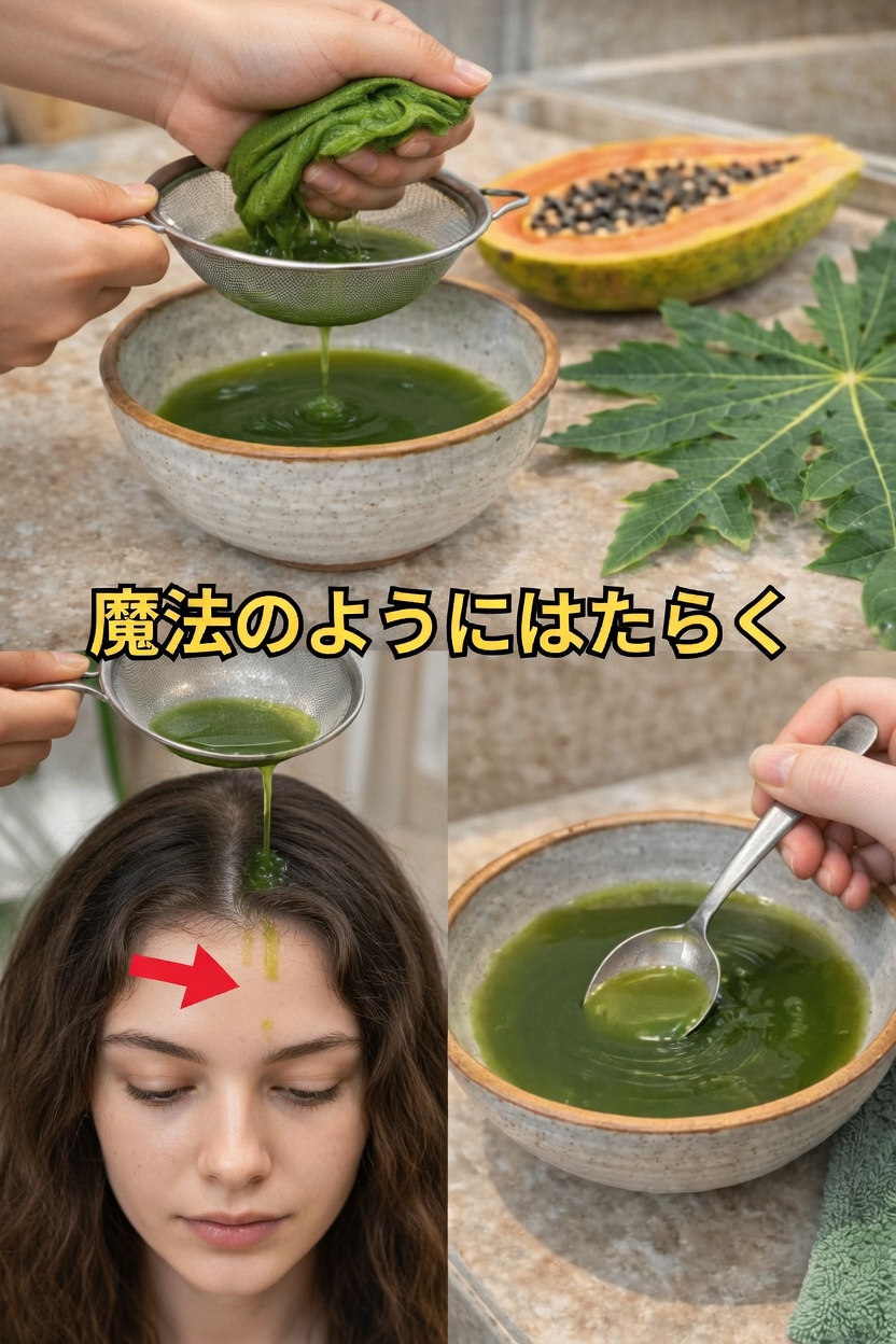 パパイヤの葉は4Cのナチュラルヘアの成長を早めるのに役立つ？ 2つの簡単な方法とフケ対策を探る