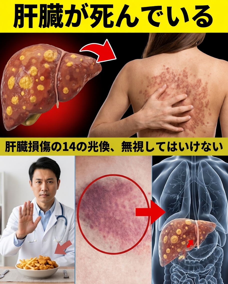 見逃してはいけない肝臓損傷の11の奇妙な兆候