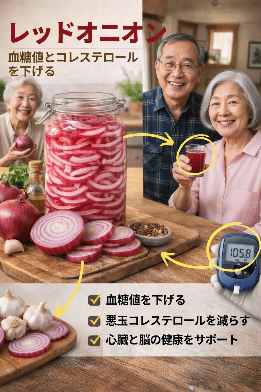 血糖値とコレステロールの管理における赤玉ねぎの潜在的な健康効果を探る