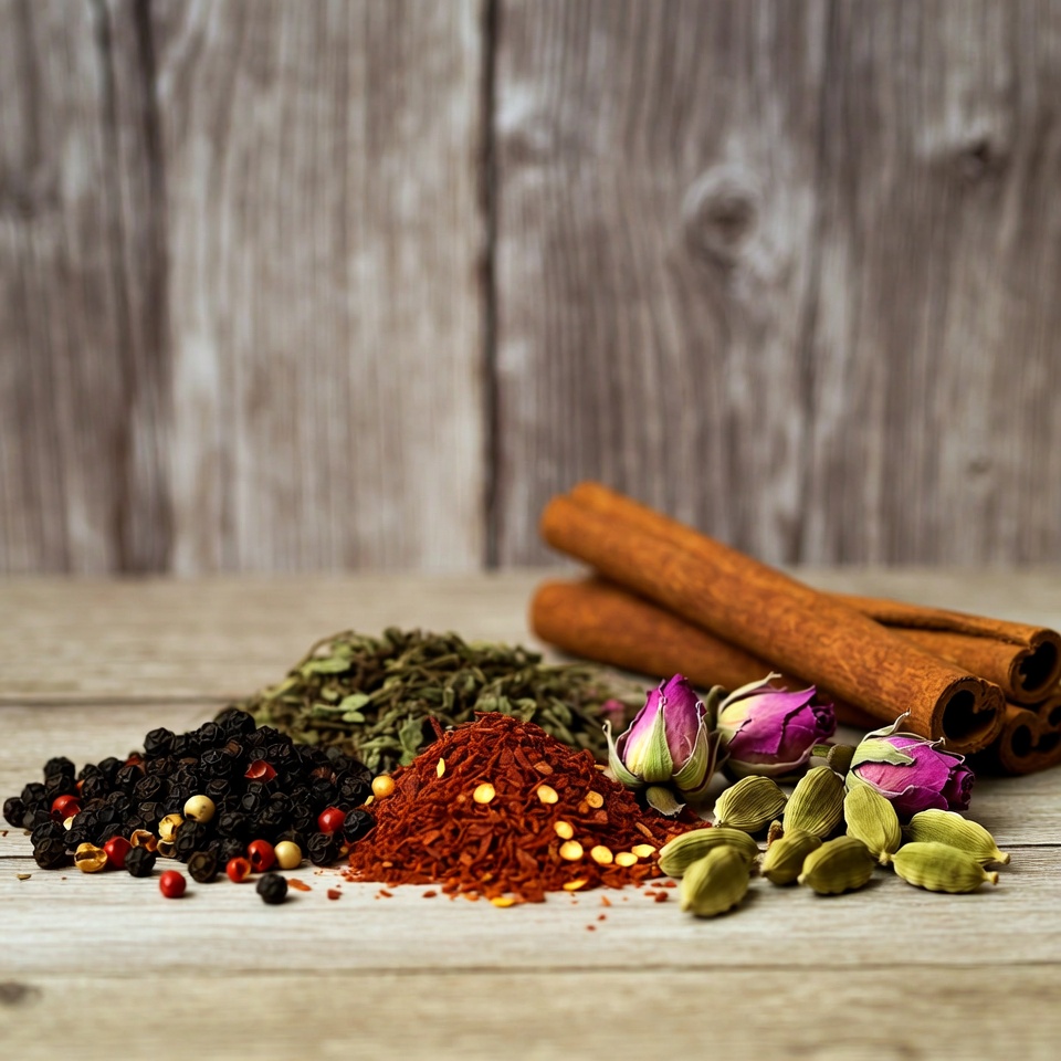 健康的な血行をサポートする可能性のある身近なスパイスとハーブを探る