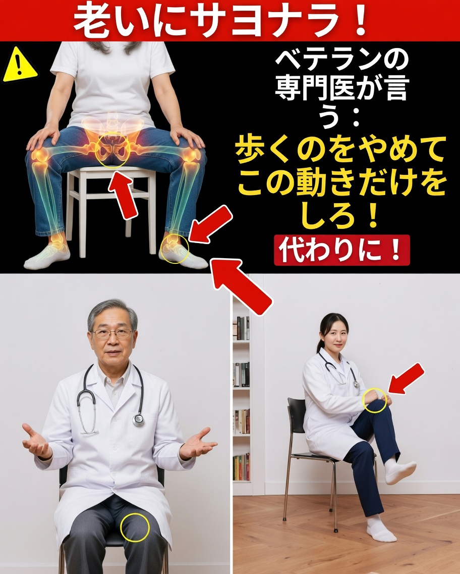60歳以上？ 多くの人が見落としているこの椅子エクササイズ――そして、なぜそれがウォーキングよりも重要かもしれないのか