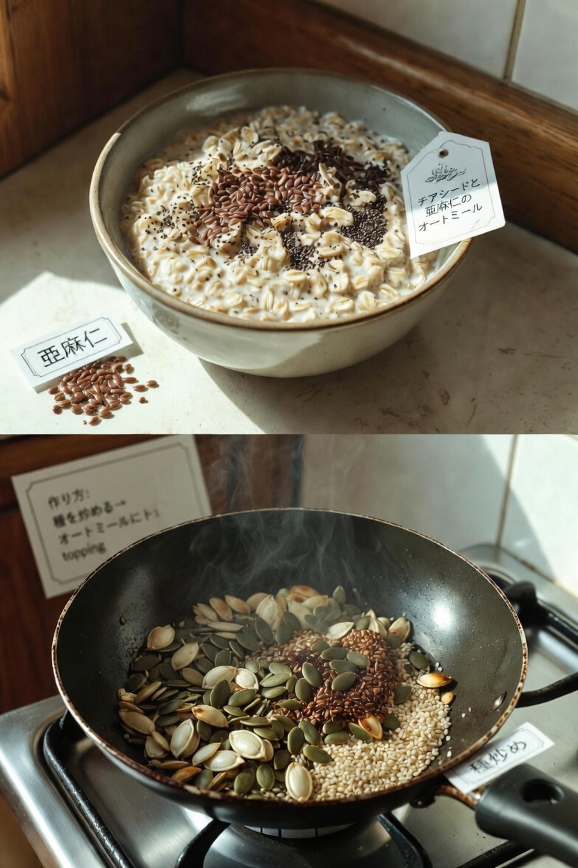 高齢者が毎日食べて総合的な健康と活力を高められる栄養豊富な6種の種子 ― 簡単なコツ