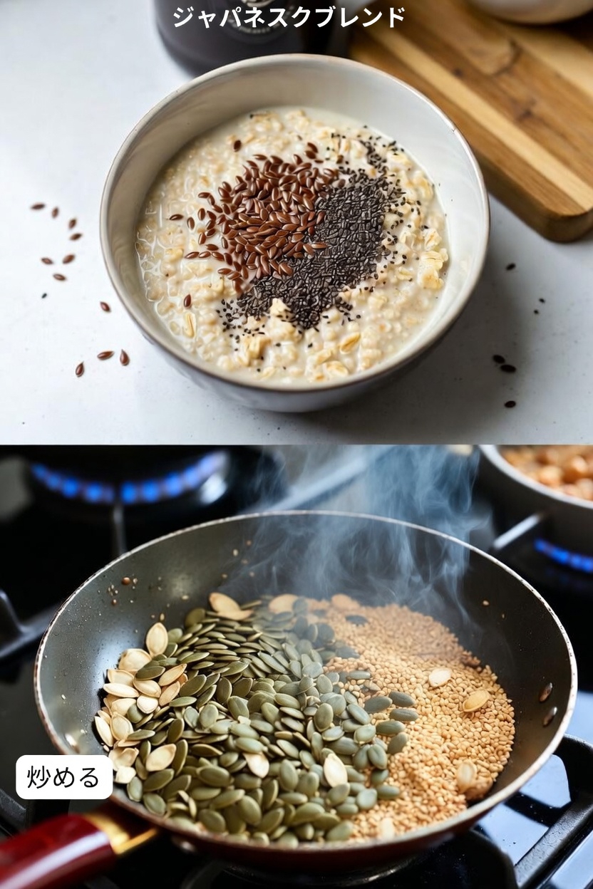 高齢者が毎日食べて総合的な健康と活力を高められる栄養豊富な6種の種子 ― 簡単なコツ