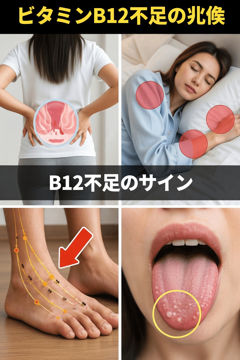 体がビタミンB12を求めている8つの奇妙なサインと、その意味するかもしれないこと
