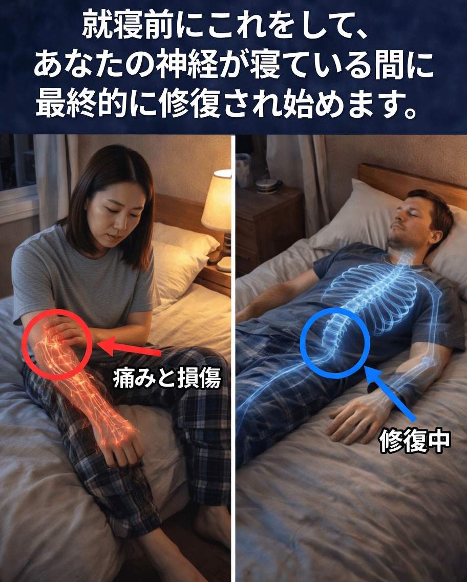 睡眠中の体の自然な神経回復を支えるシンプルな夜の習慣