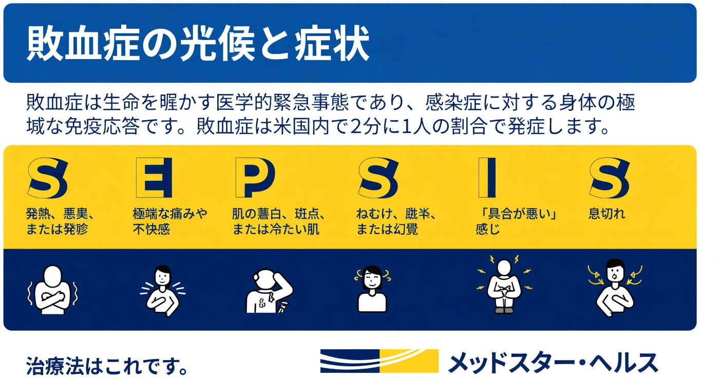高齢者が敗血症の初期サインを見分ける方法：日常生活で注意したい5つのよくある症状