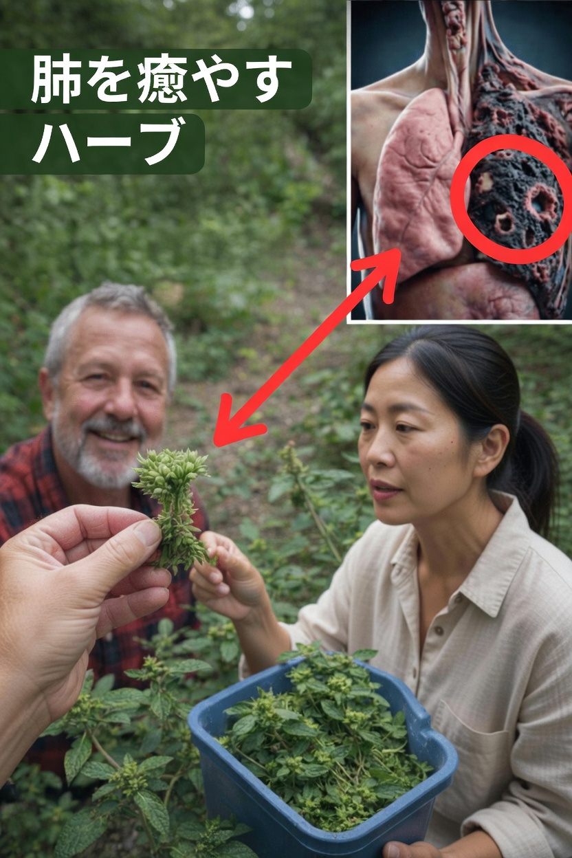 身近な庭のハーブに秘められた、肺の健康を自然に支える力を解き放つ