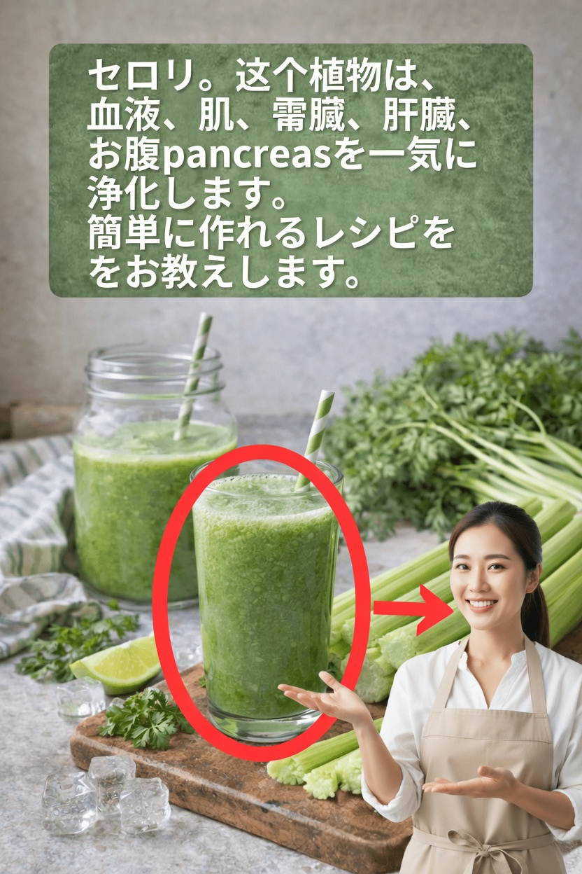 セロリジュース：その天然の栄養素と水分補給の利点を手軽な毎日の習慣で探る