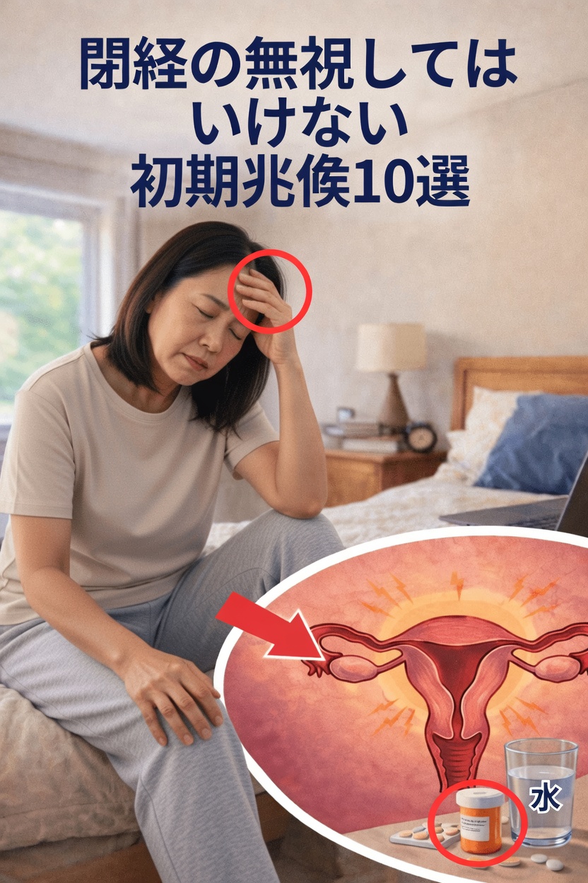 知っておくべき更年期前期と更年期の初期サイン10選